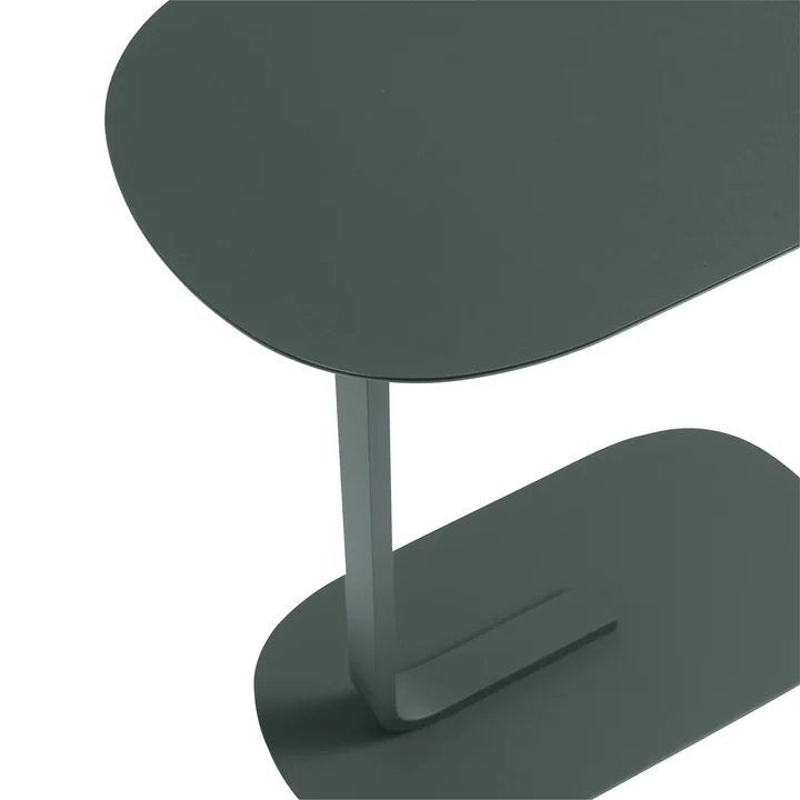 Muuto - Relate Side Table, H 60,5 cm, dunkelgrün
