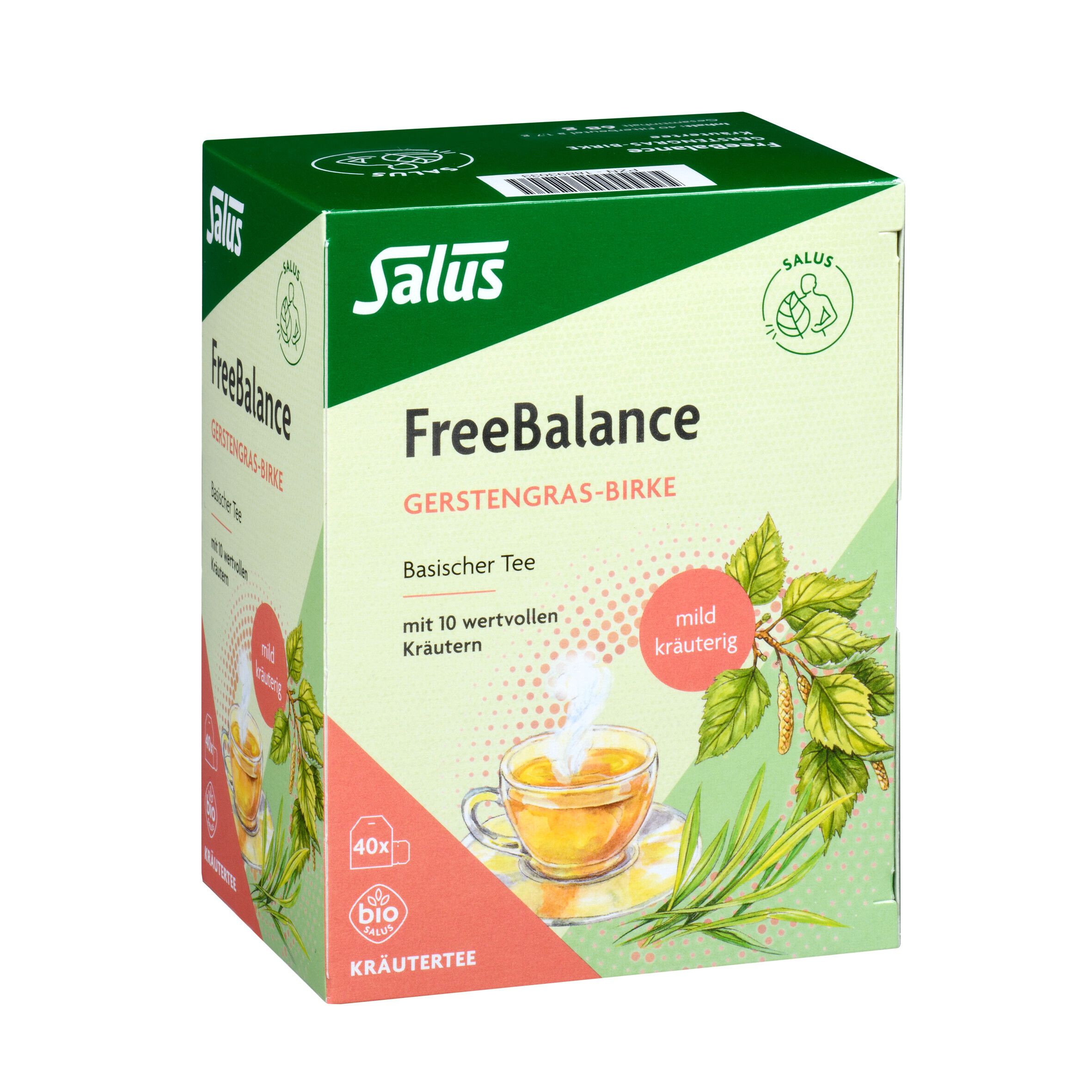 Salus FreeBalance Gerstengras-Birke Basischer Tee