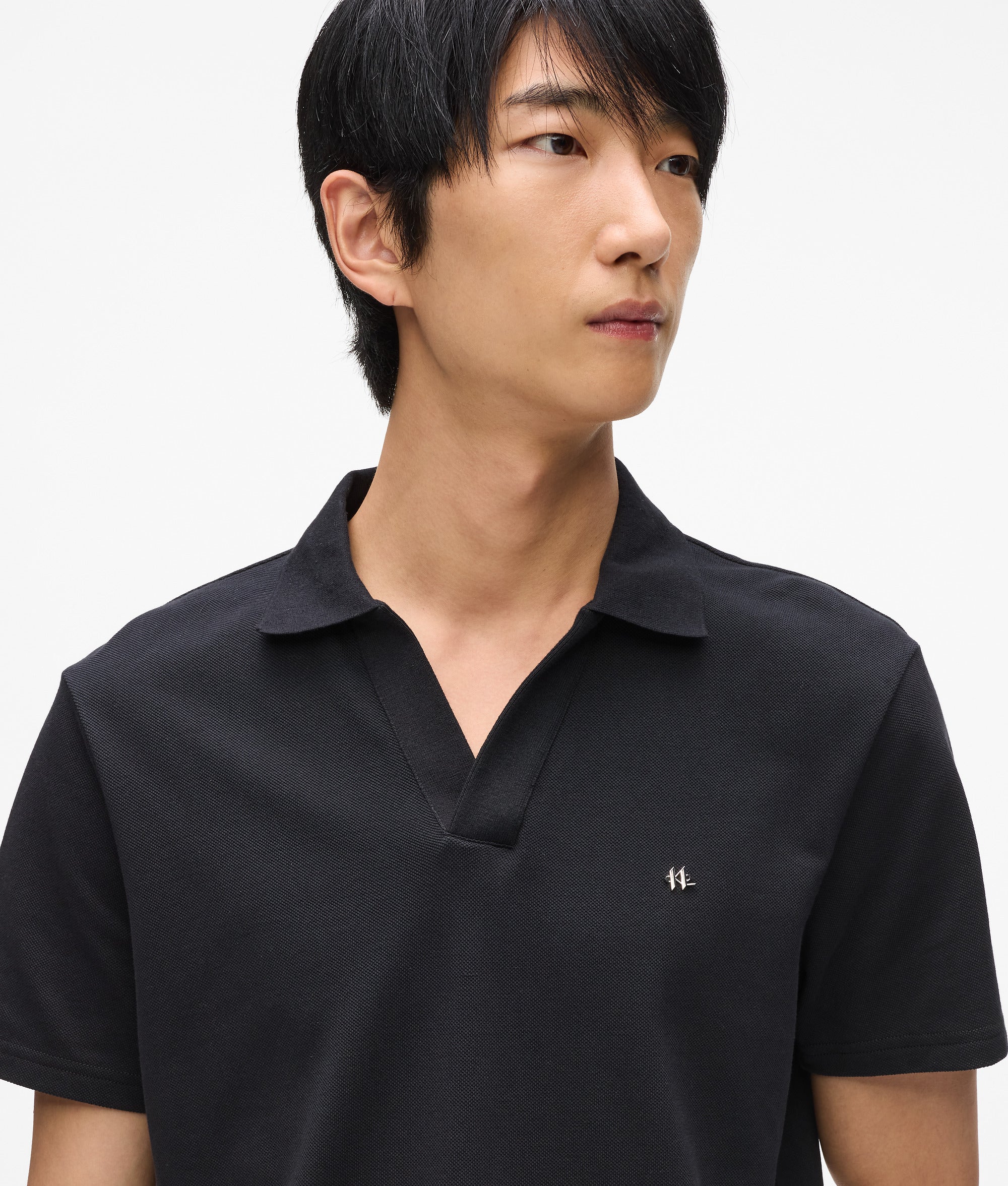 Monogram pin Polo shirt