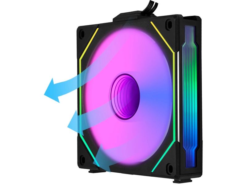 Lian Li PC-Lüfter Uni Fan SL-INF 120 ARGB Reverse Blade Sch Ansauglüfter mit extra Power