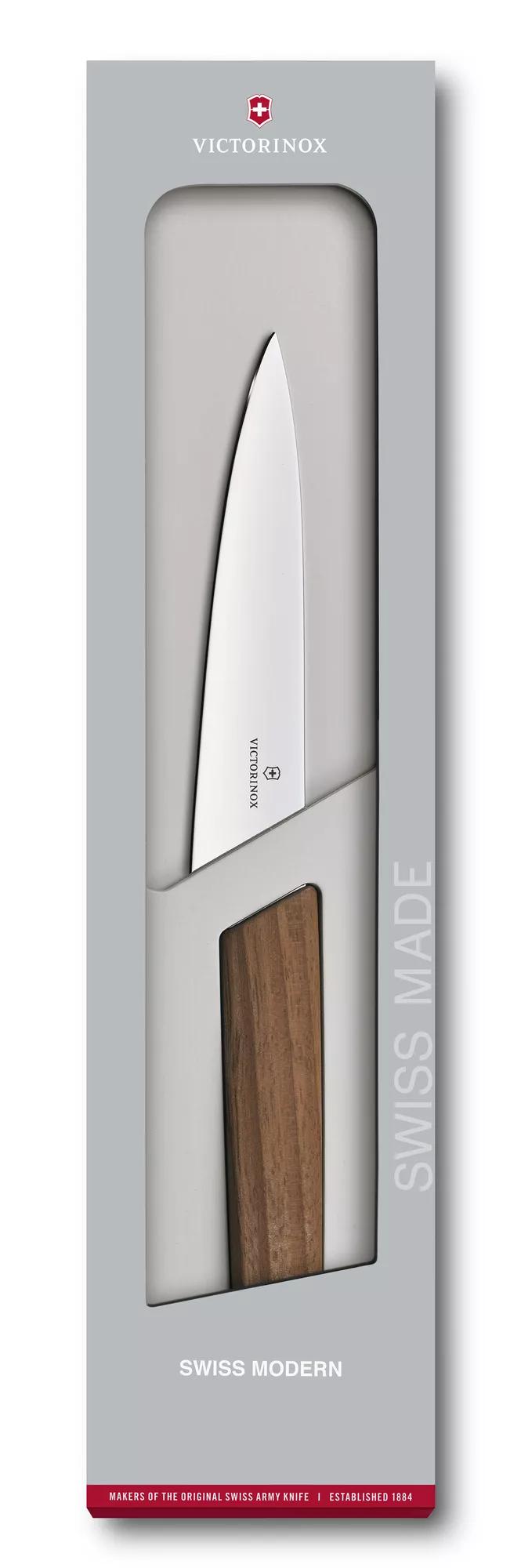 Swiss Modern Officemesser-Nussbaumholz