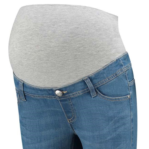 Prénatal zwangerschapsjeans lang effen denim