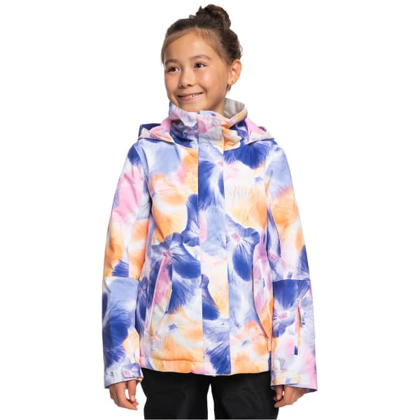 Veste de ski ROXY JETTY GIRL JK SNJT BRIGHT WHITE PANSY PANSY RG