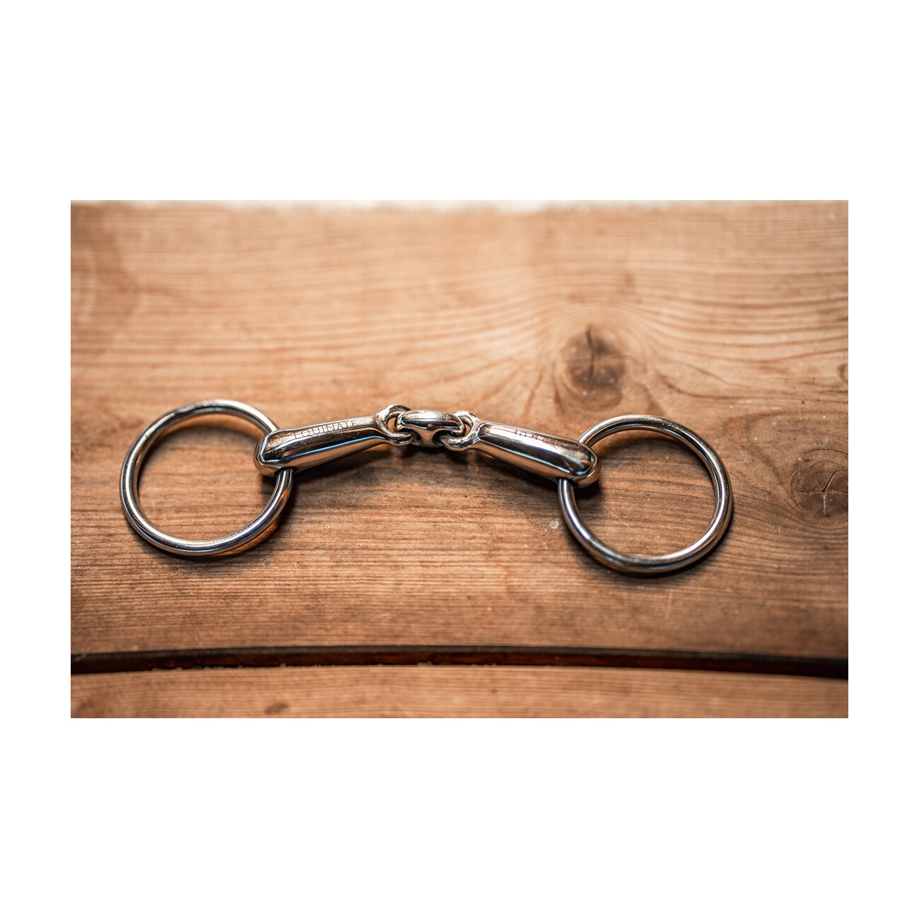 Equinate Pony Wassertrense Edelstahl 16mm doppelt gebrochen 1,6 cm 9,5 cm