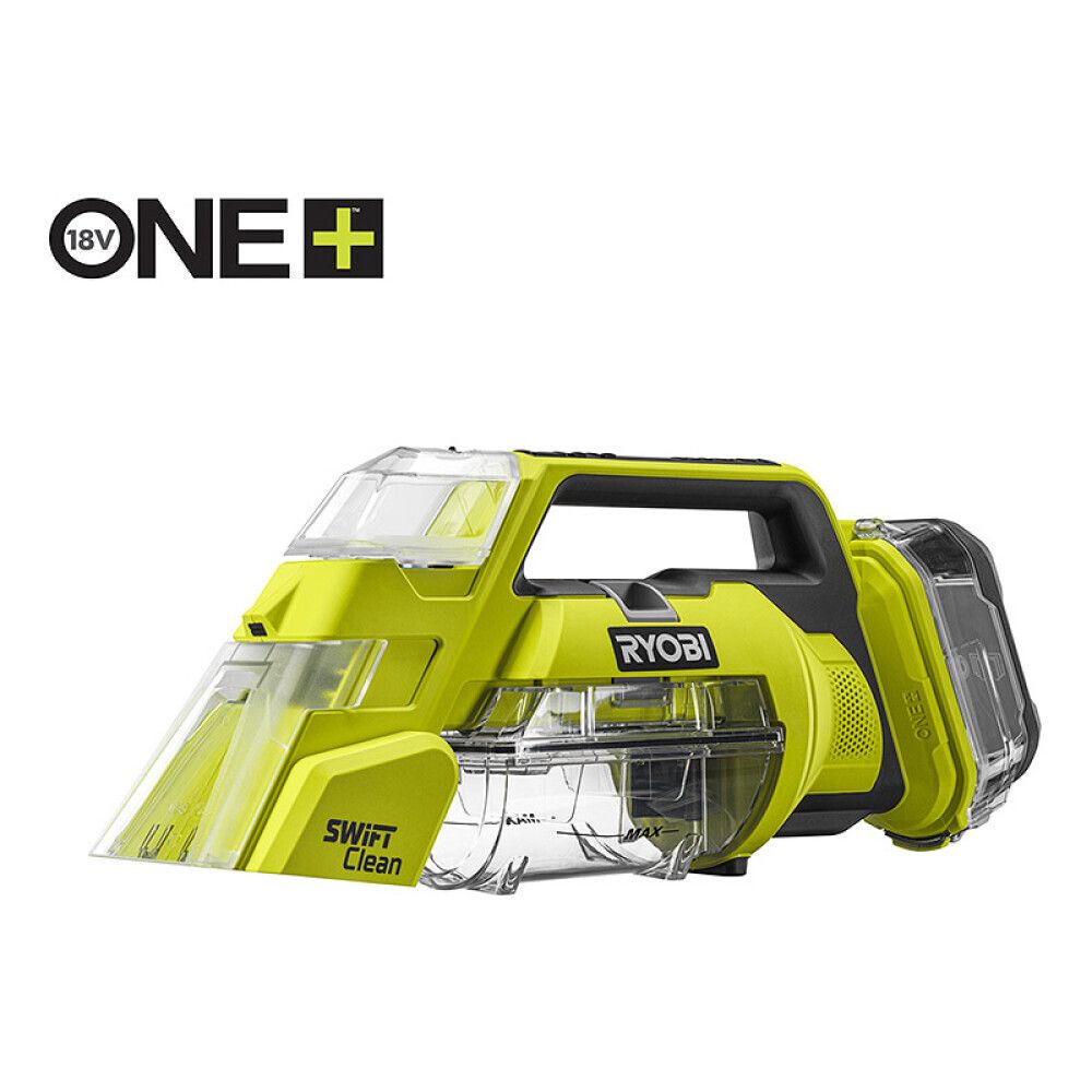 TEKSTILRENSER RYOBI SWIFT CLEAN RDC18-0 ONE+ 18V UTEN BATTERI