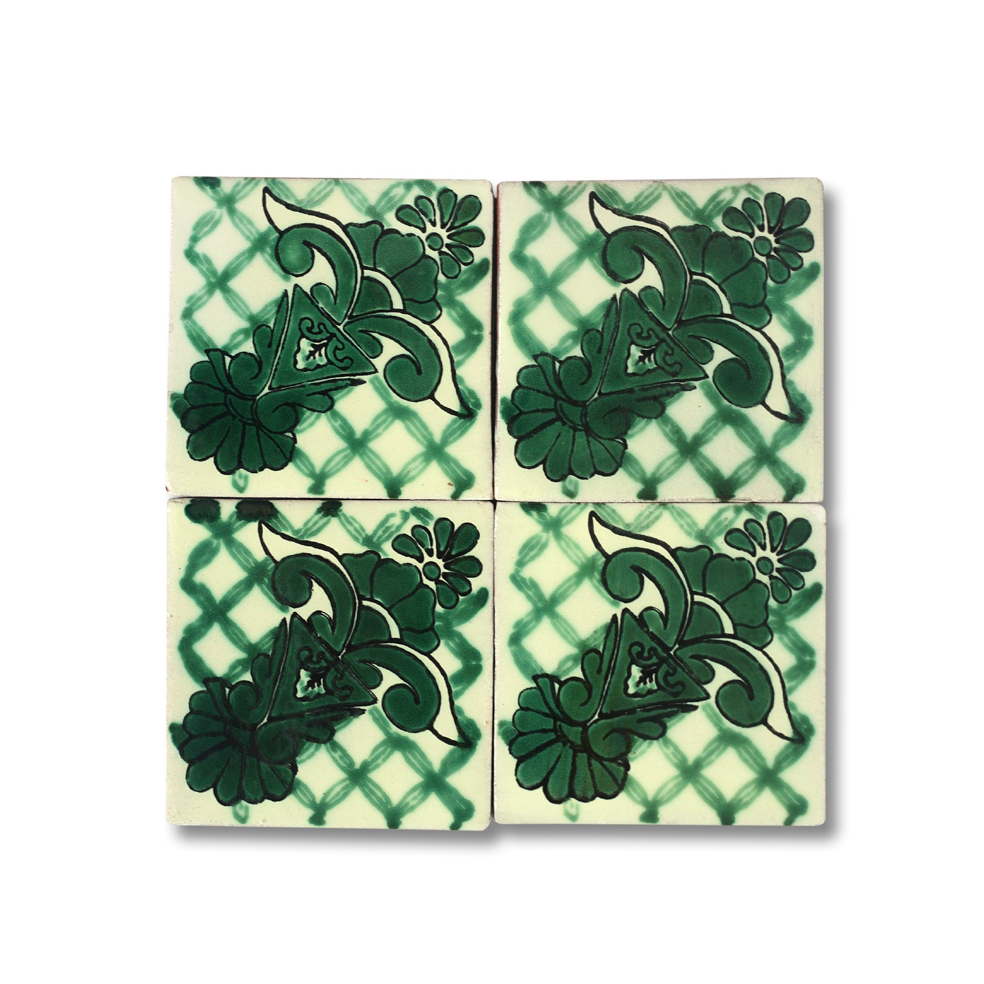 Kachel 'Tijuana', multicolor, T 10 cm, B 10 cm, H 0,5 cm von fischer's lagerhaus