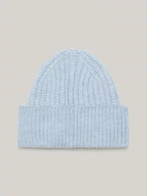 Gorro de tricô com logotipo