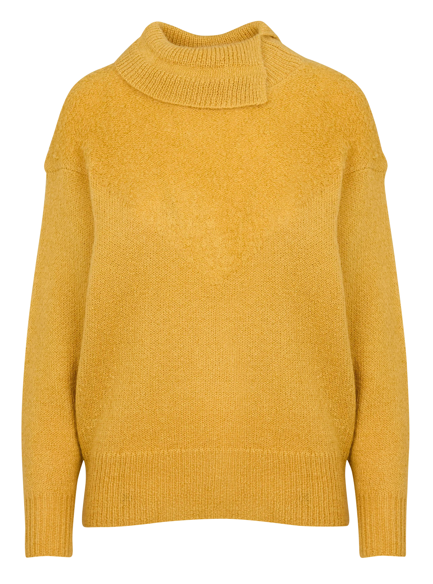 Pull oversize en maille | Orange