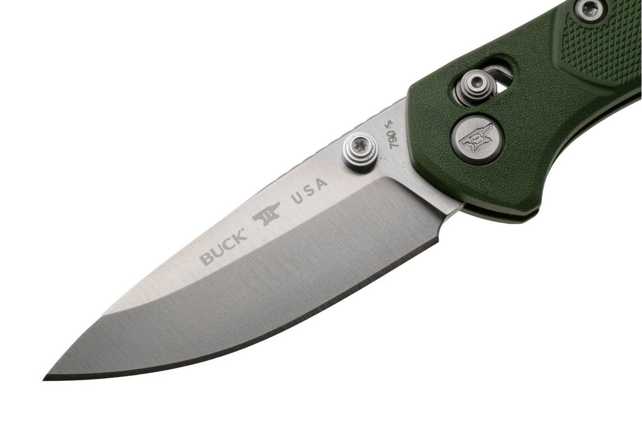 Buck 790 Mini Range Pro 0790GRS1 Satin 154CM, Green FRN, zakmes