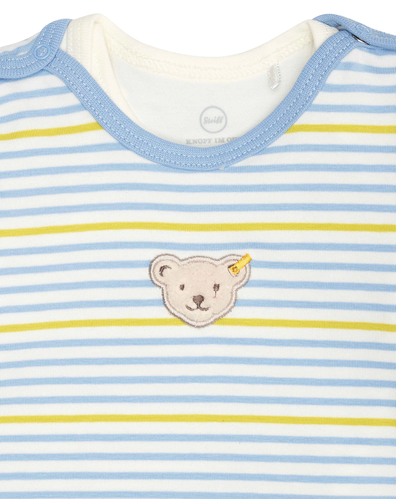 Strampler-Set PAWERFUL WELLNESS mit Langarmshirt in della robbia blue