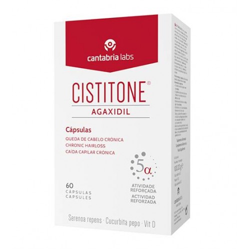 Cistitone Agaxidil Queda de Cabelo Crónica 60 Cápsulas