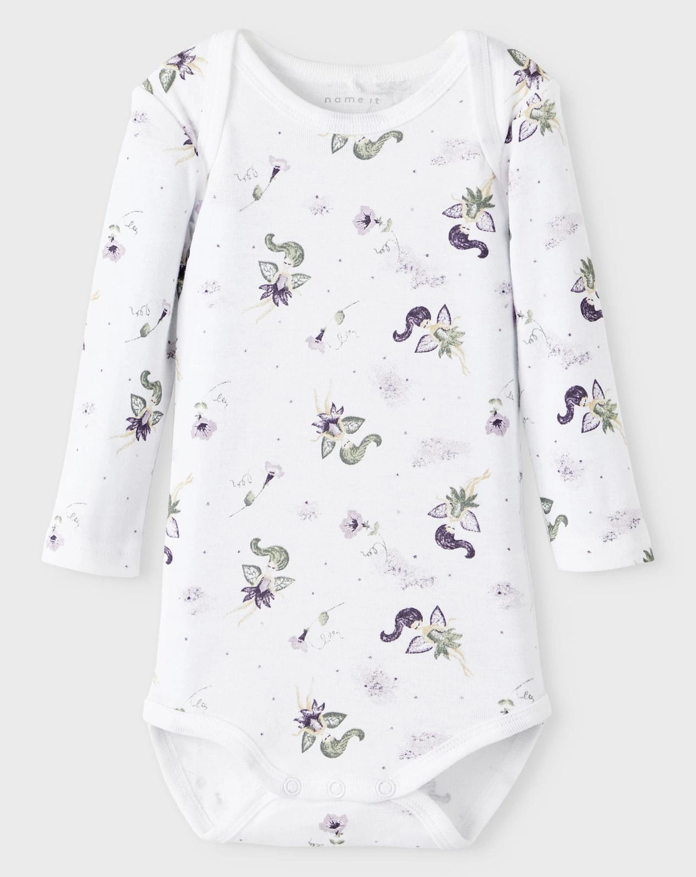 Langarm-Body NBFBODY 3er-Pack in orchid petal