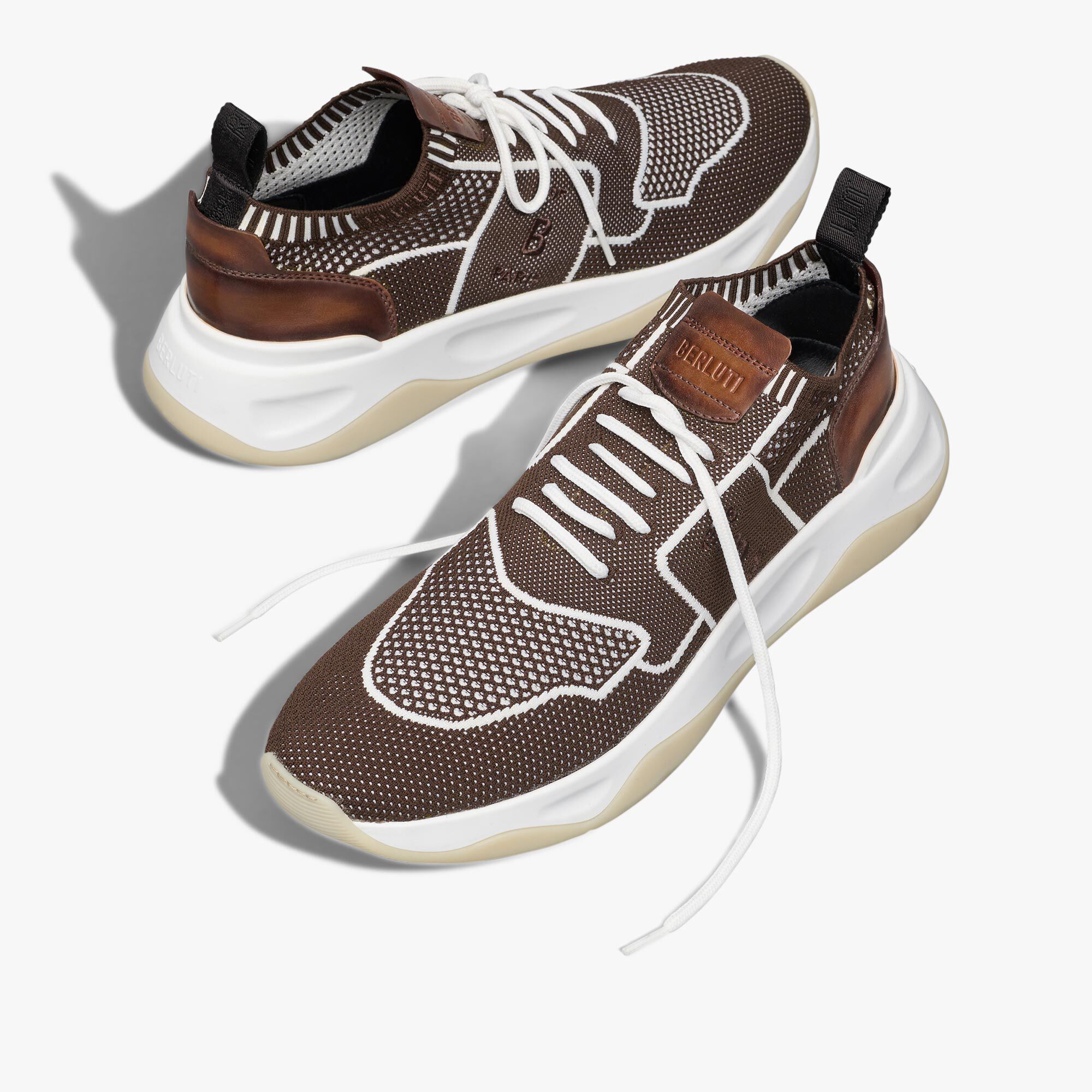 Sneaker Shadow En Maille Et Cuir