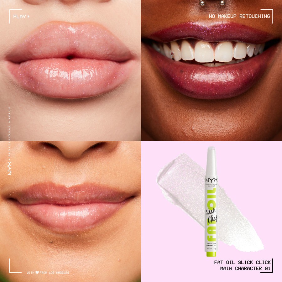 NYX Professional Makeup Fat Oil Slick Click Lip Balm Main Character 01 2g