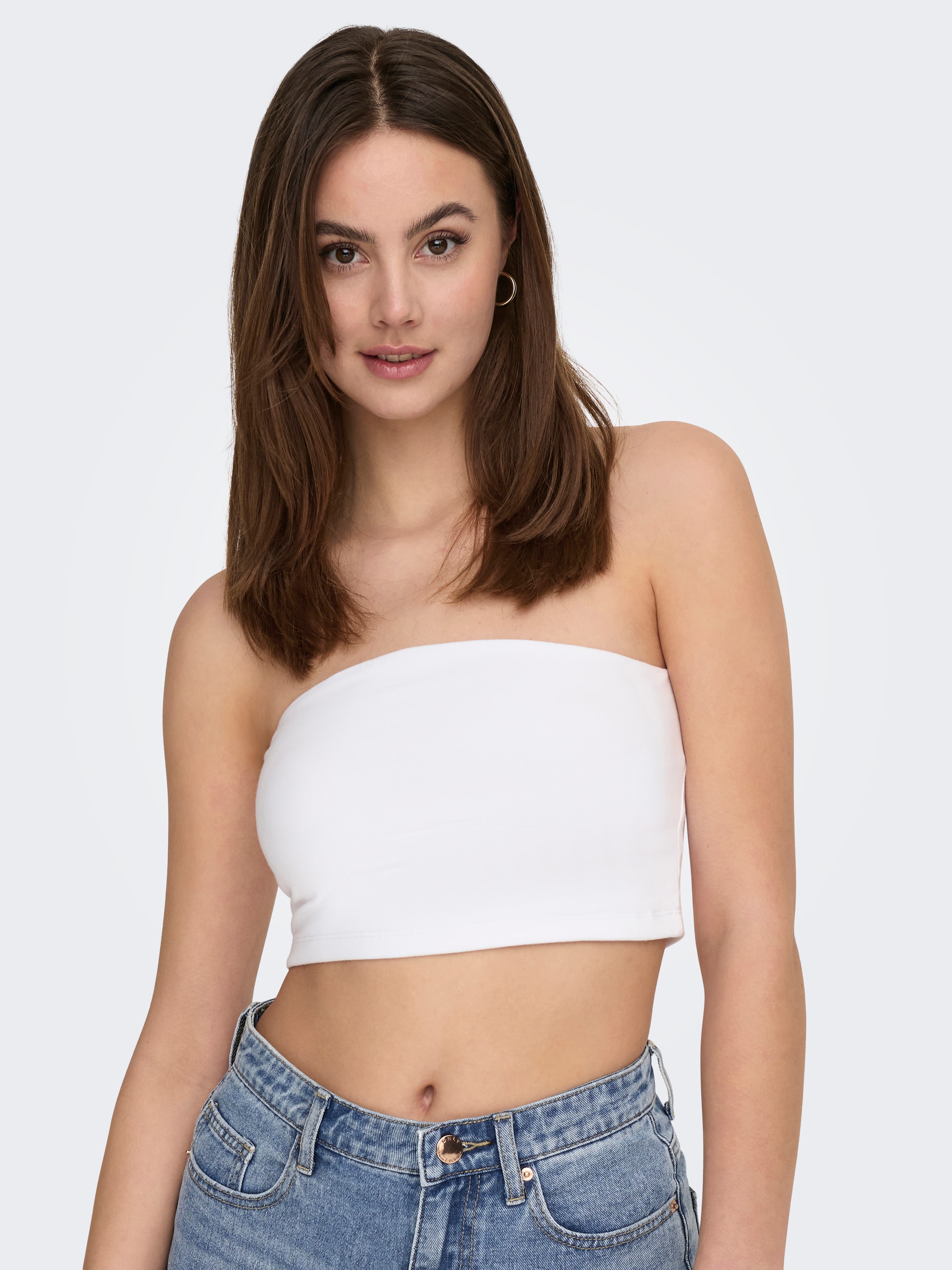ONLY Crop-Top »ONLLIVE LOVE TUBE 2PACK CROP TOP JRS«, 2 Stk.