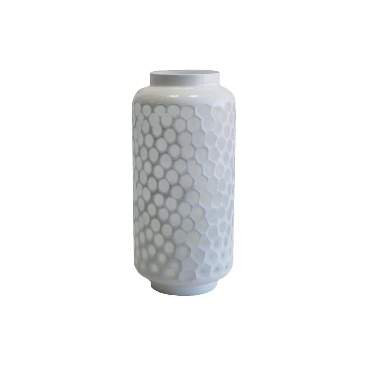 Aubry Gaspard Vase Nid d'Abeille - Verre Teinté