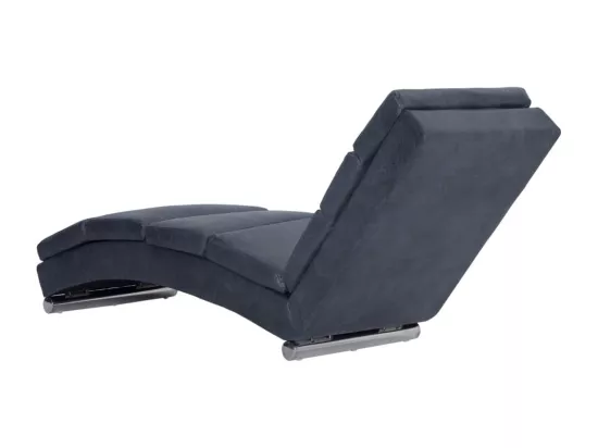 Chaise longue Gris Similicuir daim
