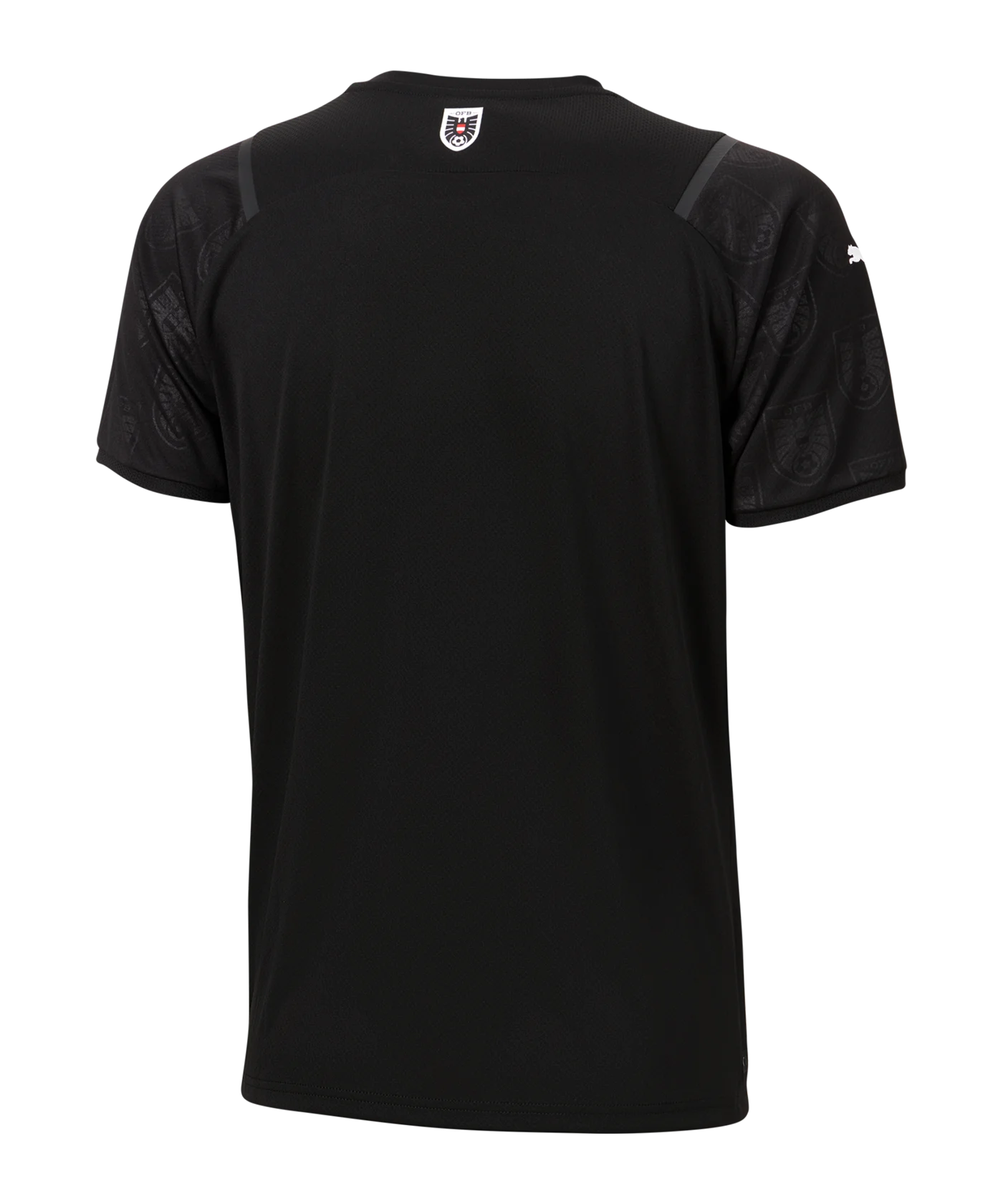 PUMA Österreich Trikot Away EM 2021 Schwarz F02