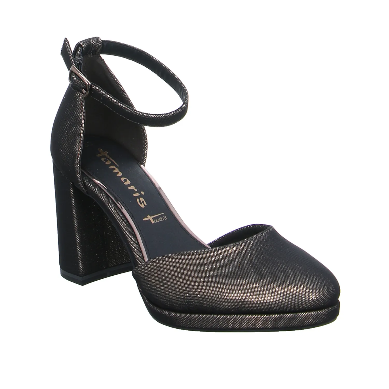 TAMARIS Pumps Bronze Textil