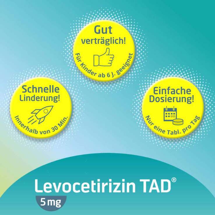 Levocetirizin TAD® 5 mg Filmtabletten, 50 St