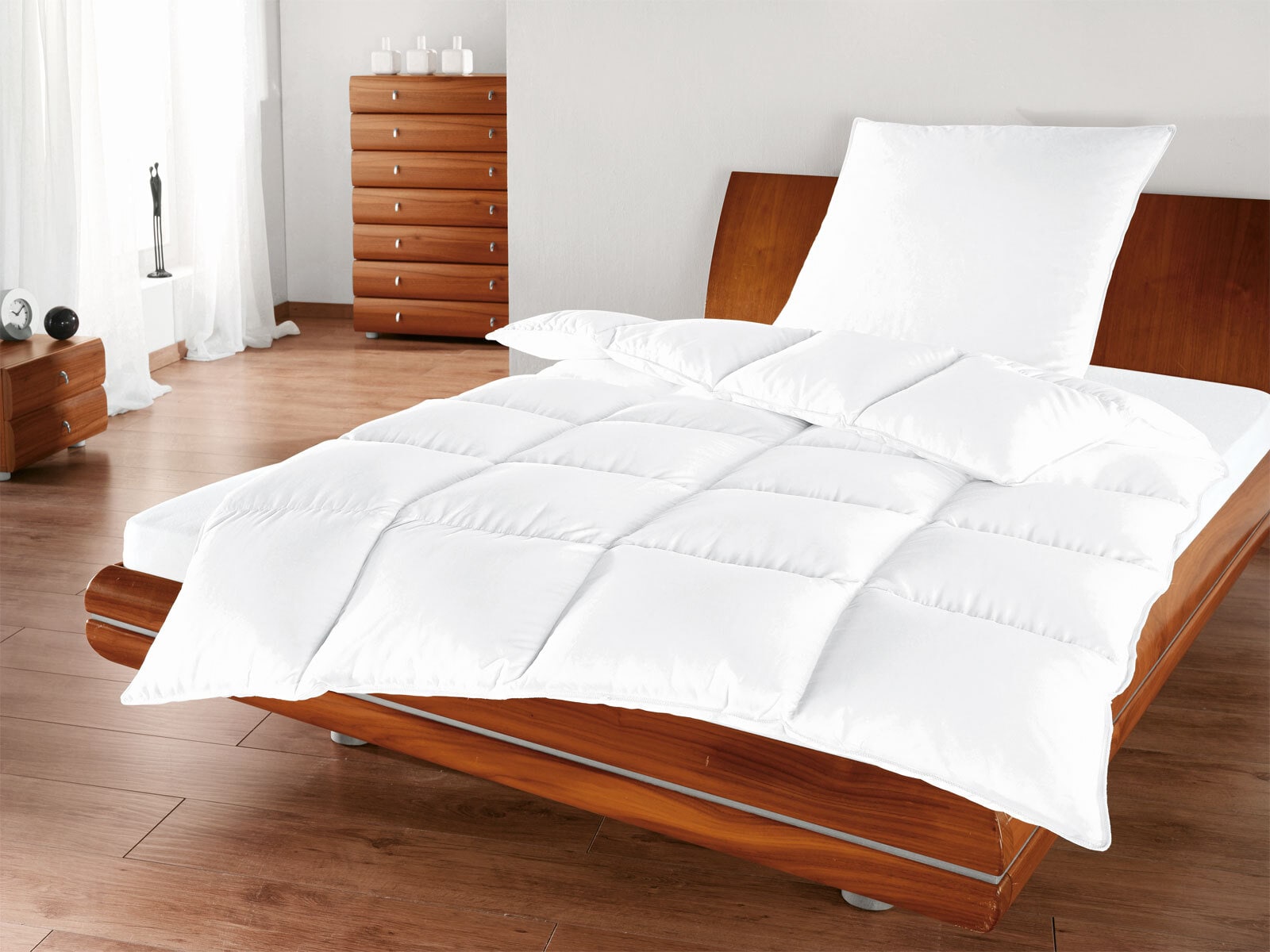 Kassettenbett Stockholm Baumwolle 135 x 200 cm