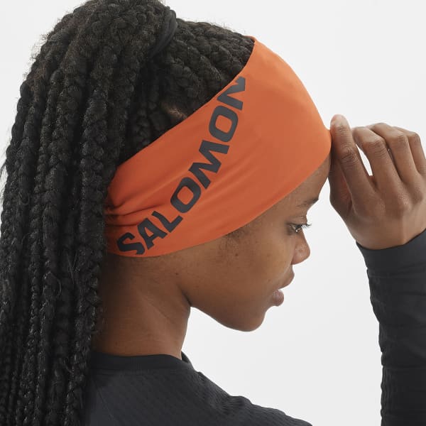 Bandeau ski de fond SALOMON RS PRO HEADBAND BURNT OCHRE
