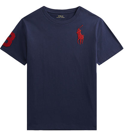Polo Ralph Lauren T-shirt - Refined Navy m. R?d