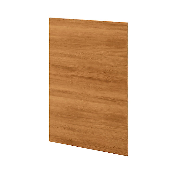 Côté de remplacement bas Goodhome Chia décor chêne fumé H. 87 cm x l. 59 cm x Ep. 18 mm