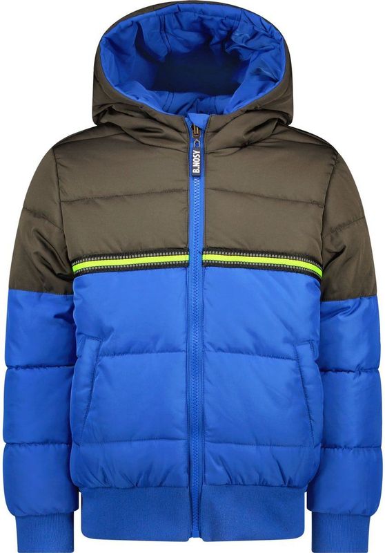 B.Nosy - Joah - Winterjas - Grijs Blauw - Gerecycled Polyester