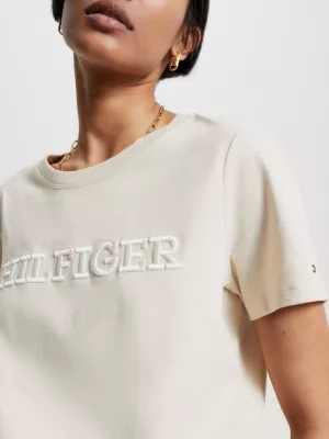 Camiseta Hilfiger Monotype com bordado
