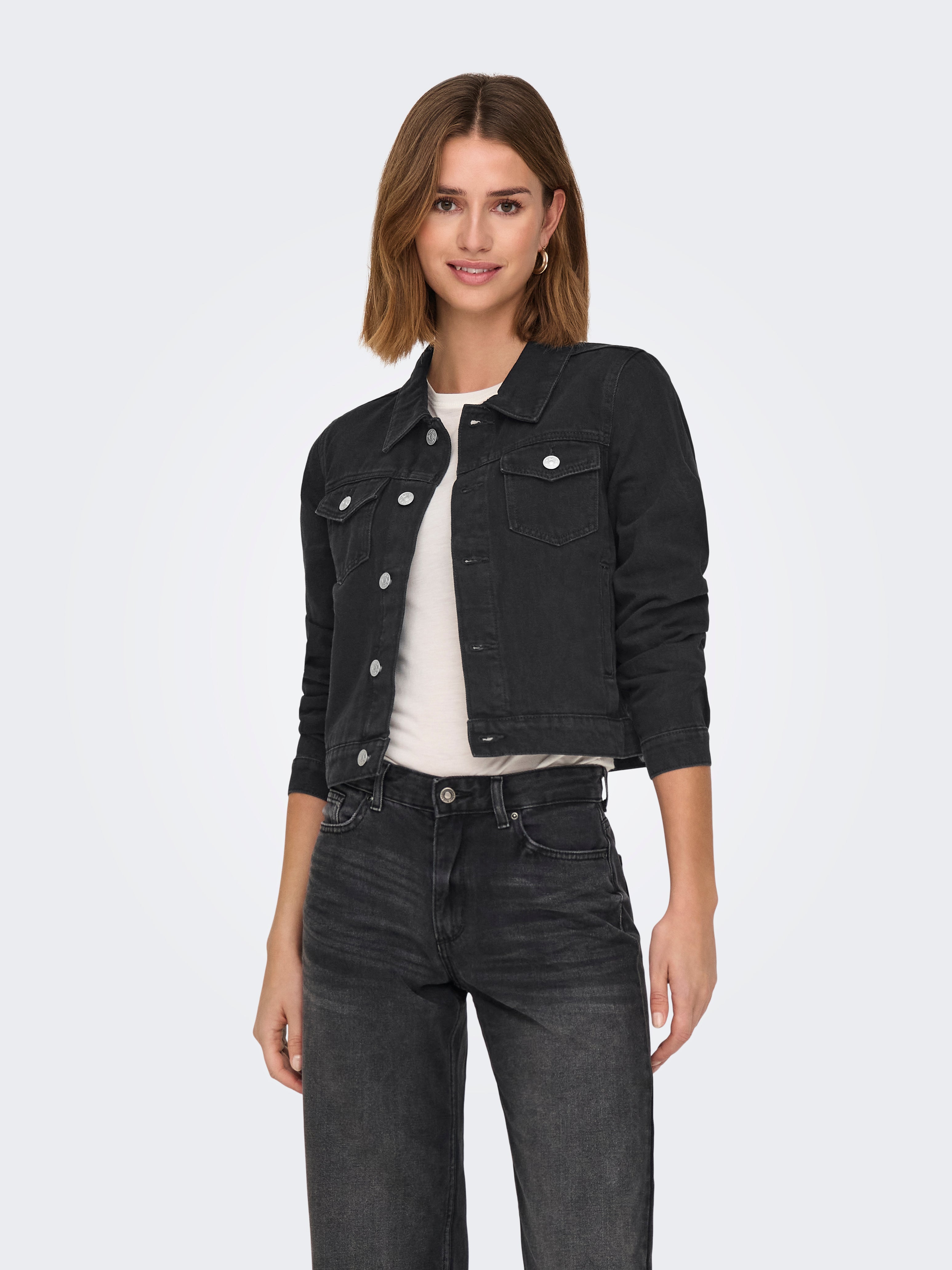 ONLRILLO Jeansjacke Black Denim