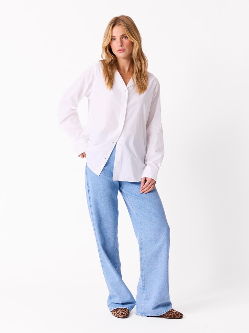 Dora skjorte Bright White