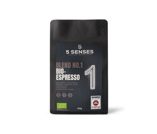 5 Senses - Blend No.1 Espresso - 1 kg Ganze Bohne