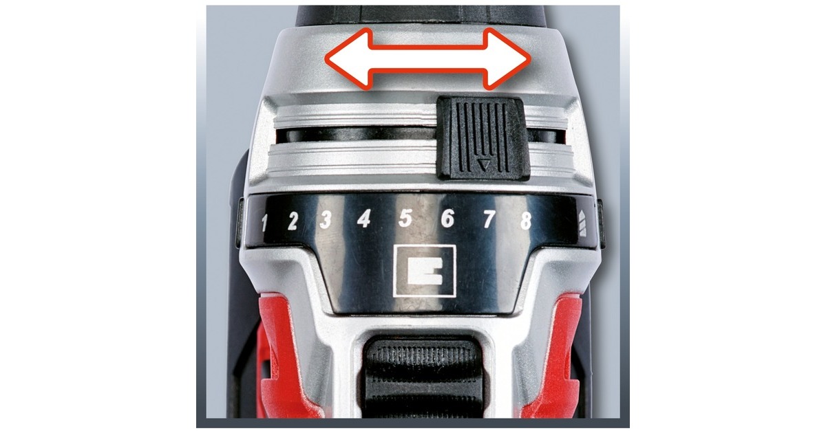 EINHELLAccu boor-/schroefmachine TE-CD 18 Li E Solo schroeftol  (Rood/zwart, Accu en oplader niet inbegrepen)