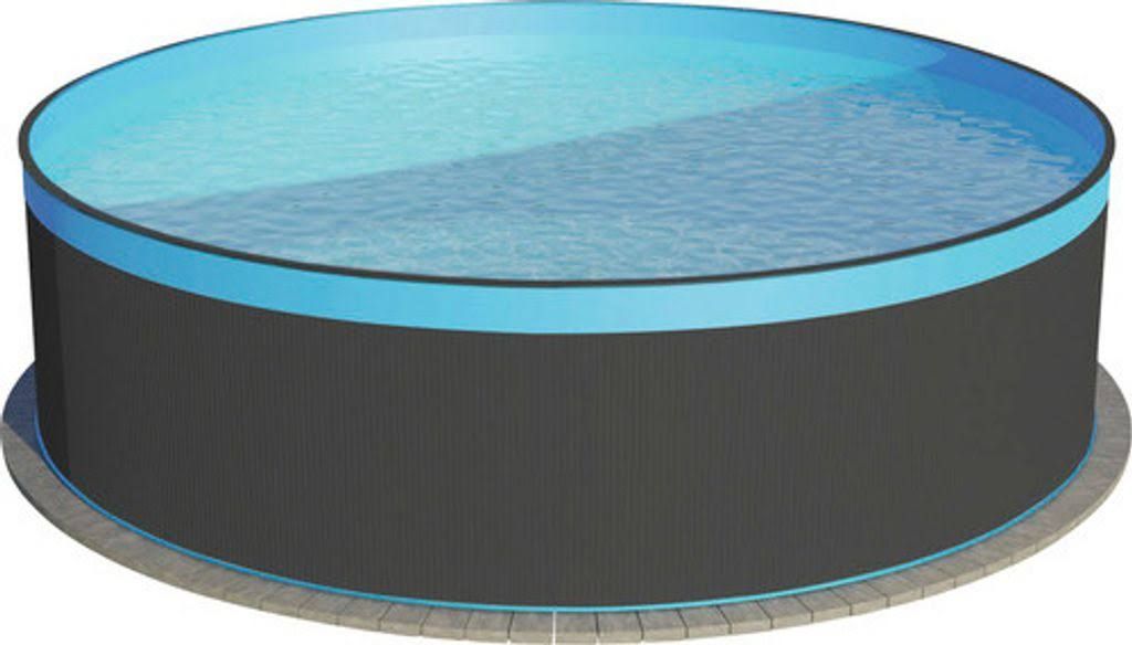 Aufstellpool Stahlwandpool-Set Planet Pool rund Ø 350x90 cm Sandfilteranlage 616
