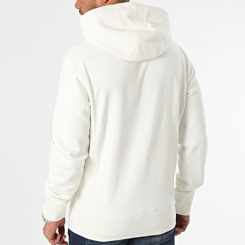Sweat Capuche Luxury Sport Blanc