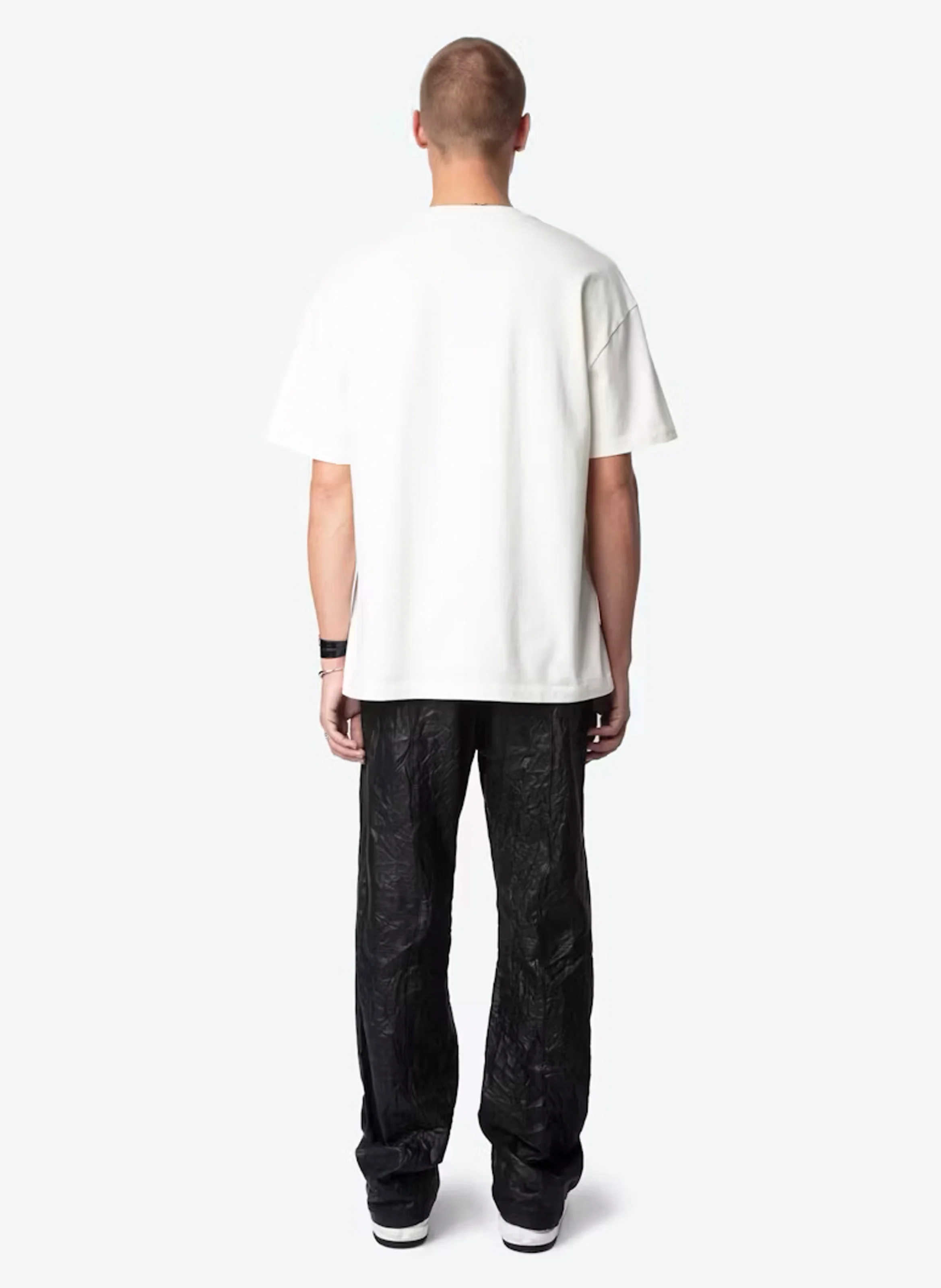 TEDDY - Tee-shirt oversize imprimé en coton bio | Blanc
