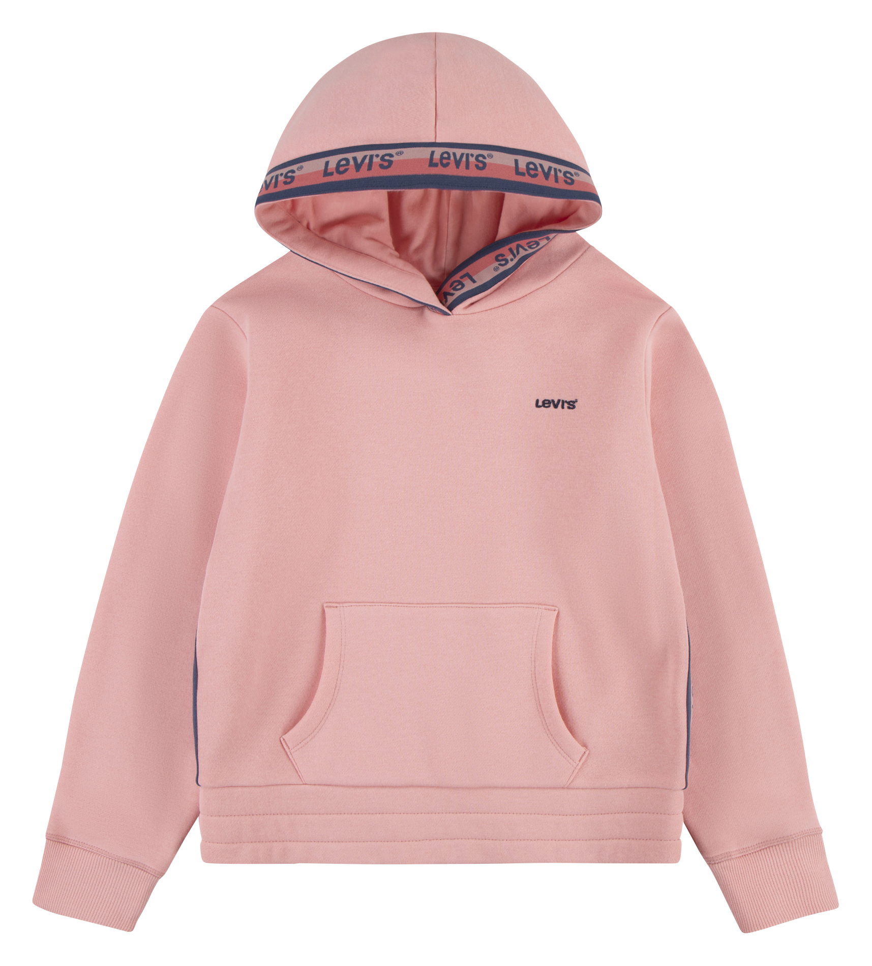 Sweat à capuche en coton mélangé | Rose