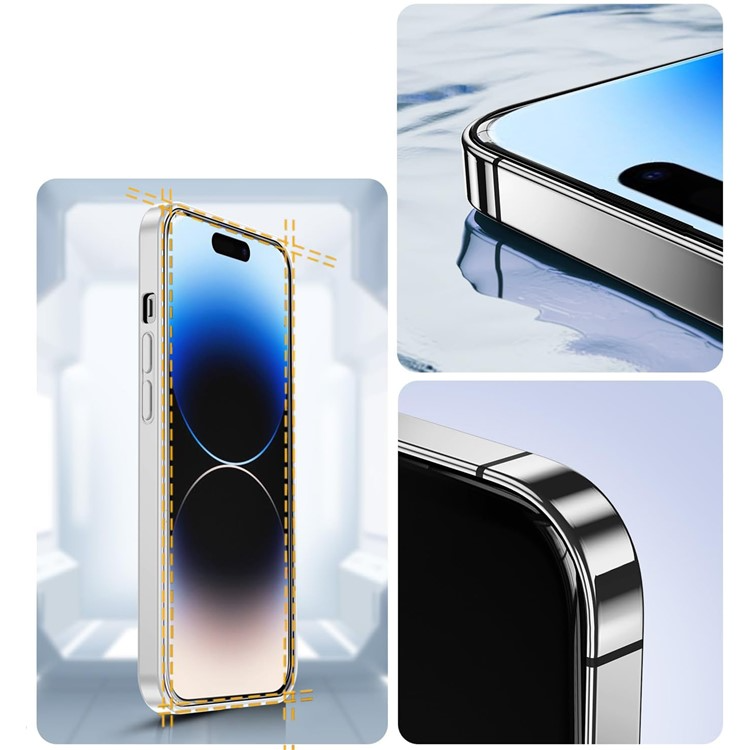 iPhone 16 Pro Panzer Glas Case Friendly   Montagerahmen