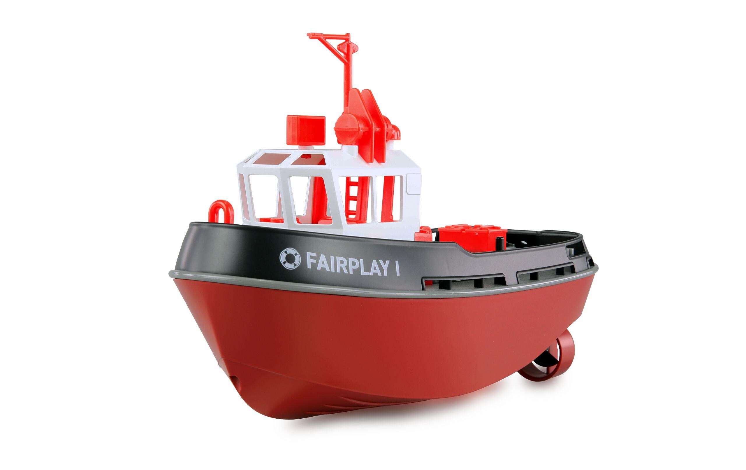 Boot Fairplay I Schlepper Schwarz, RTR, 1:722-Motoriges ferngesteuertes Boot