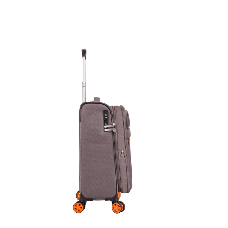 Valise cabine souple 48203 Extensible 55 cm Light Coffee