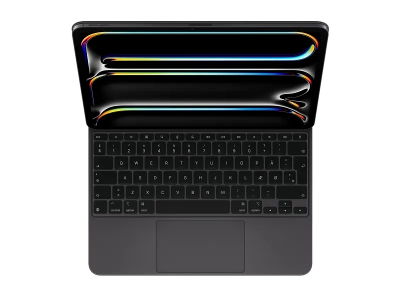 [OUTLET] - Apple Magic Keyboard - Tastatur og folio-kasse - med trackpad - bagbelyst - Apple Smart connector - QWERTY - dansk - sort - for Apple 13-inch iPad Pro M4 Wi-Fi, M4 Wi-Fi   Cellular