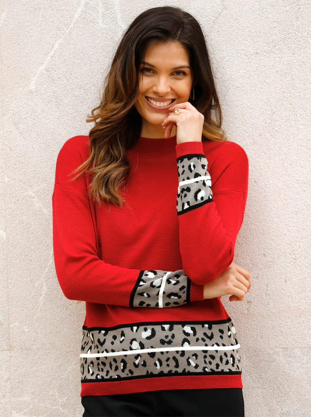 Classic Basics Stehkragenpullover »Langarm-Pullover«