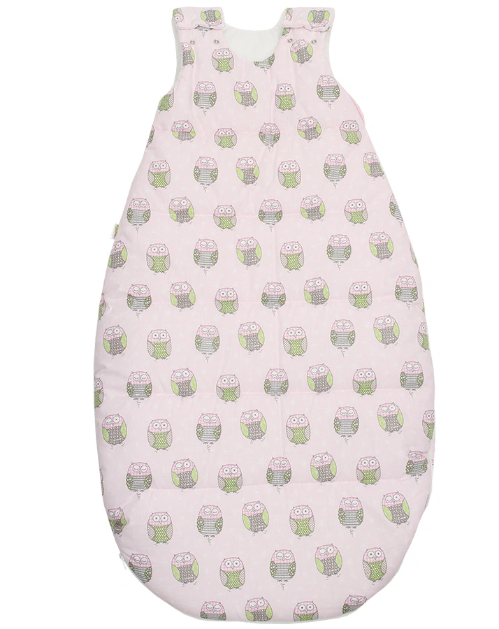 Schlafsack WOHLFÜHLFASER EULE in rosa
