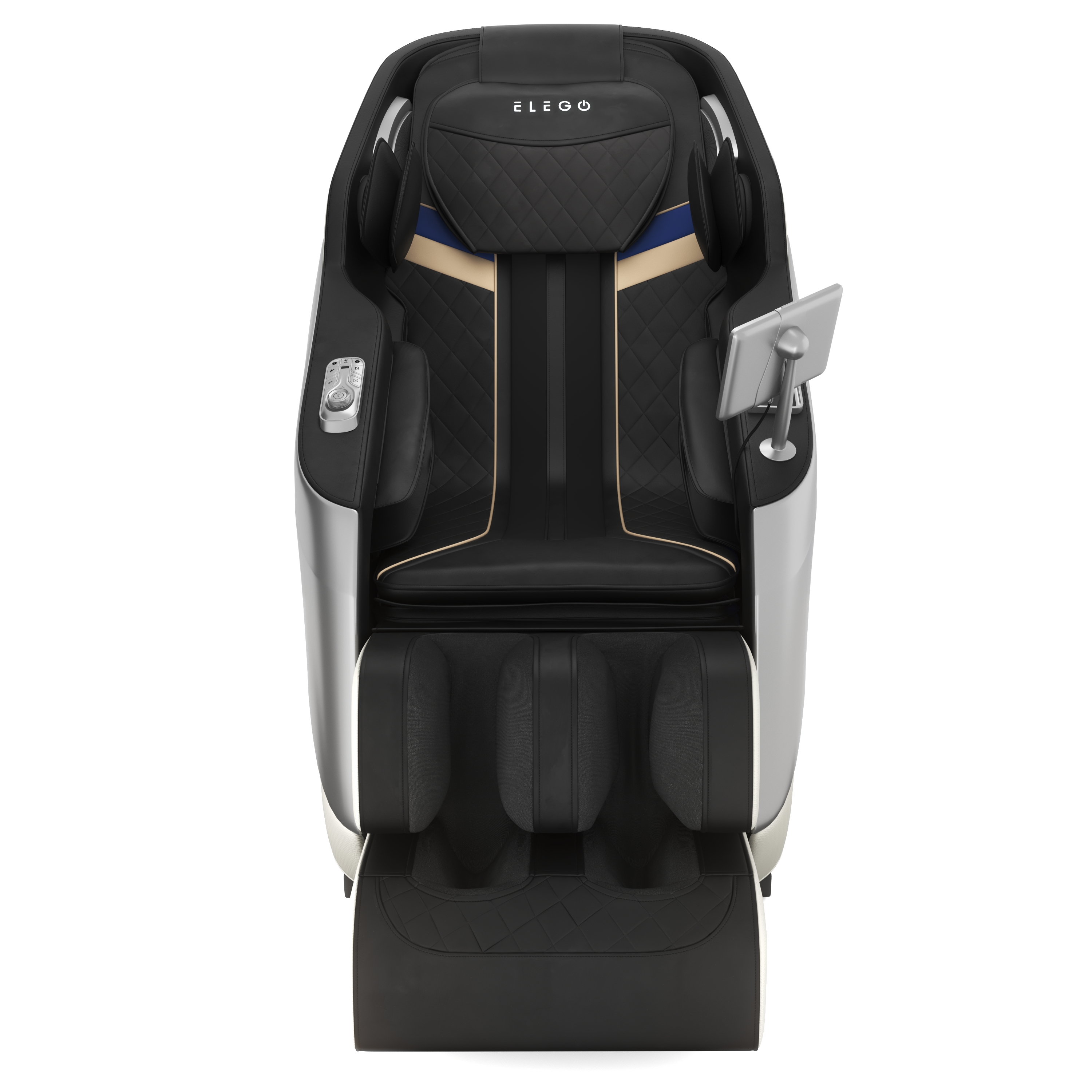Massagesessel MELLORA SL TRACK schwarz/weiss