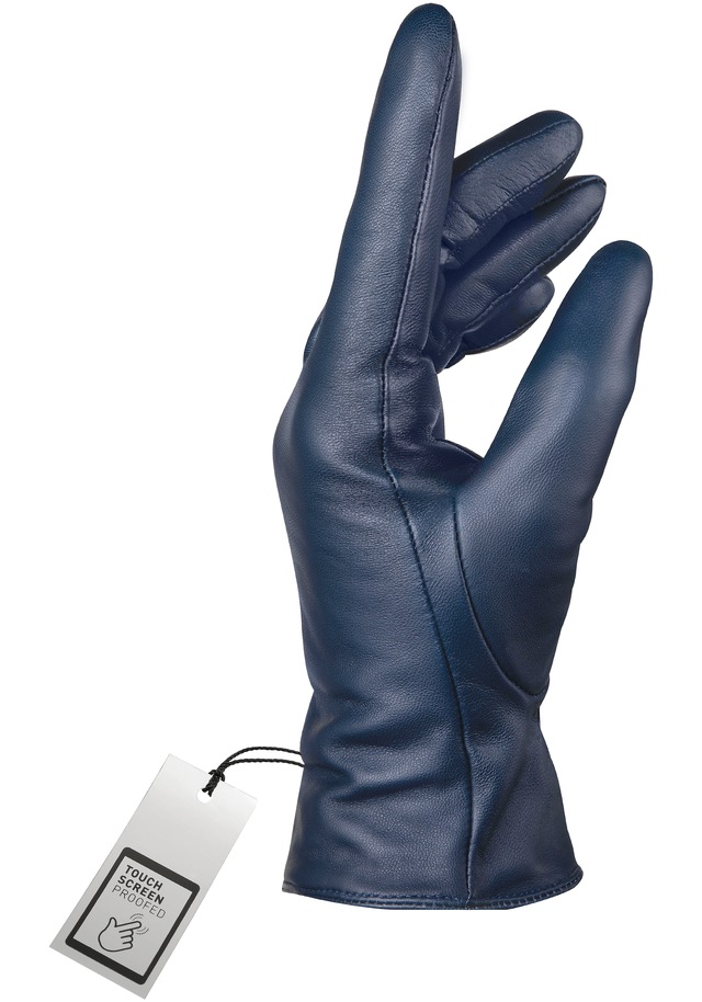 PEARLWOOD Lederhandschuhe »Meg« dekorativer Rockstud - elastischer Bund - Seitenschlitz