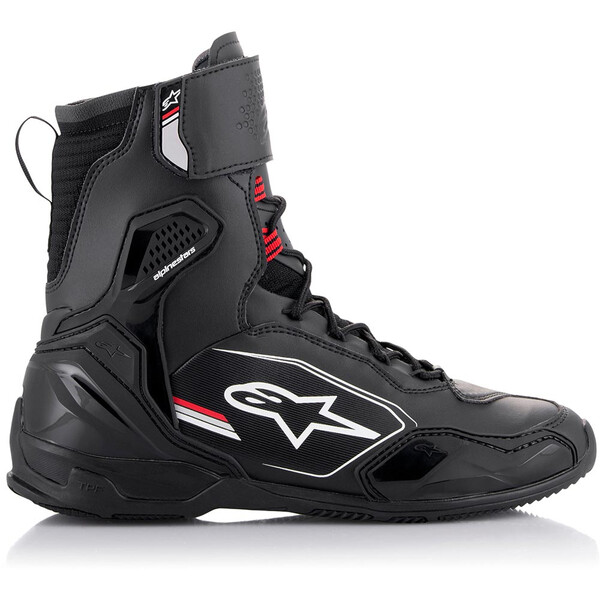 Alpinestars - Baskets Superfaster Noir / Gris / Rouge fluo