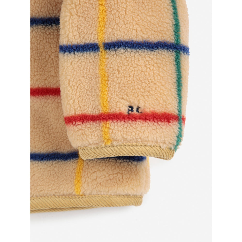Køb Bobo Choses Offwhite Stripe Farve Sheepskin Jakke