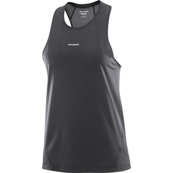 Salomon SHKout Core Tank Top Deep Black Damen
