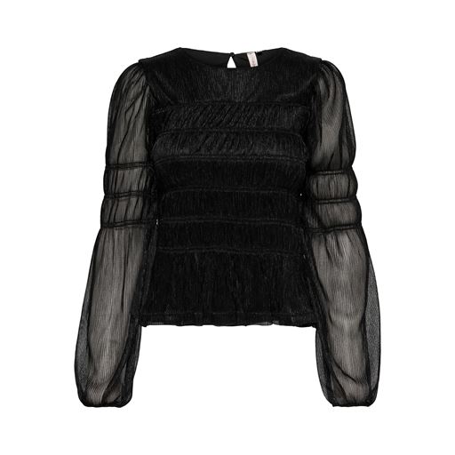 ONLY Fallon Gwenda Smock Bluse, Sort, L